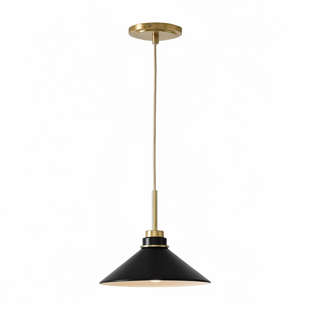Aurenza Modern Farmhouse Pendant Light - Adjustable Shade for Warm Ambiance