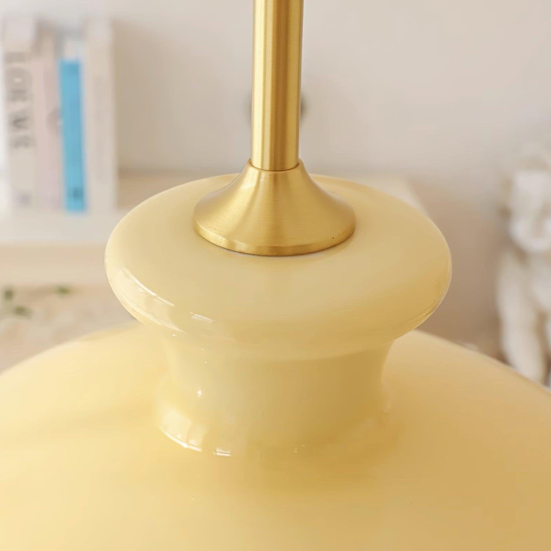 HaloVita Decorative Pendant Lamp - Minimalist Metal and Glass Pendant for Living Areas