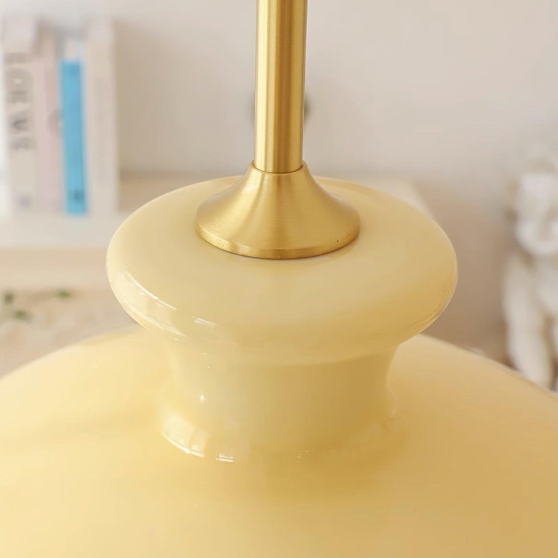 HaloVita Decorative Pendant Lamp - Minimalist Metal and Glass Pendant for Living Areas