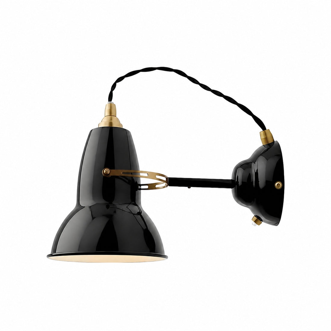 Modryx Industrial Metal Wall Light - Retro-Inspired Adjustable Arm Wall Lamp For Bedside & Reading