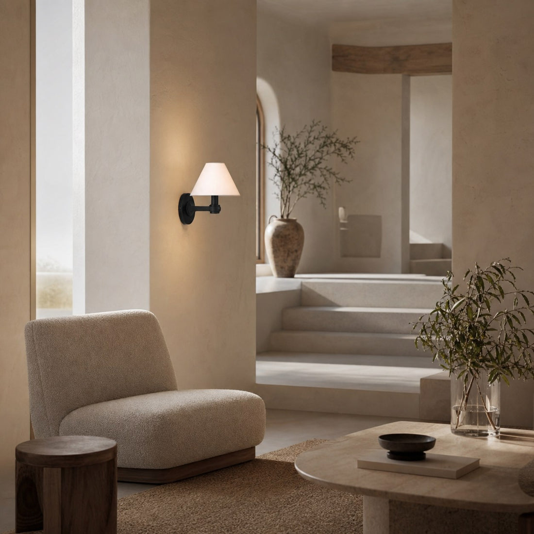 Roven Metal Sconce - Single and Triple Wall Light for Living Room