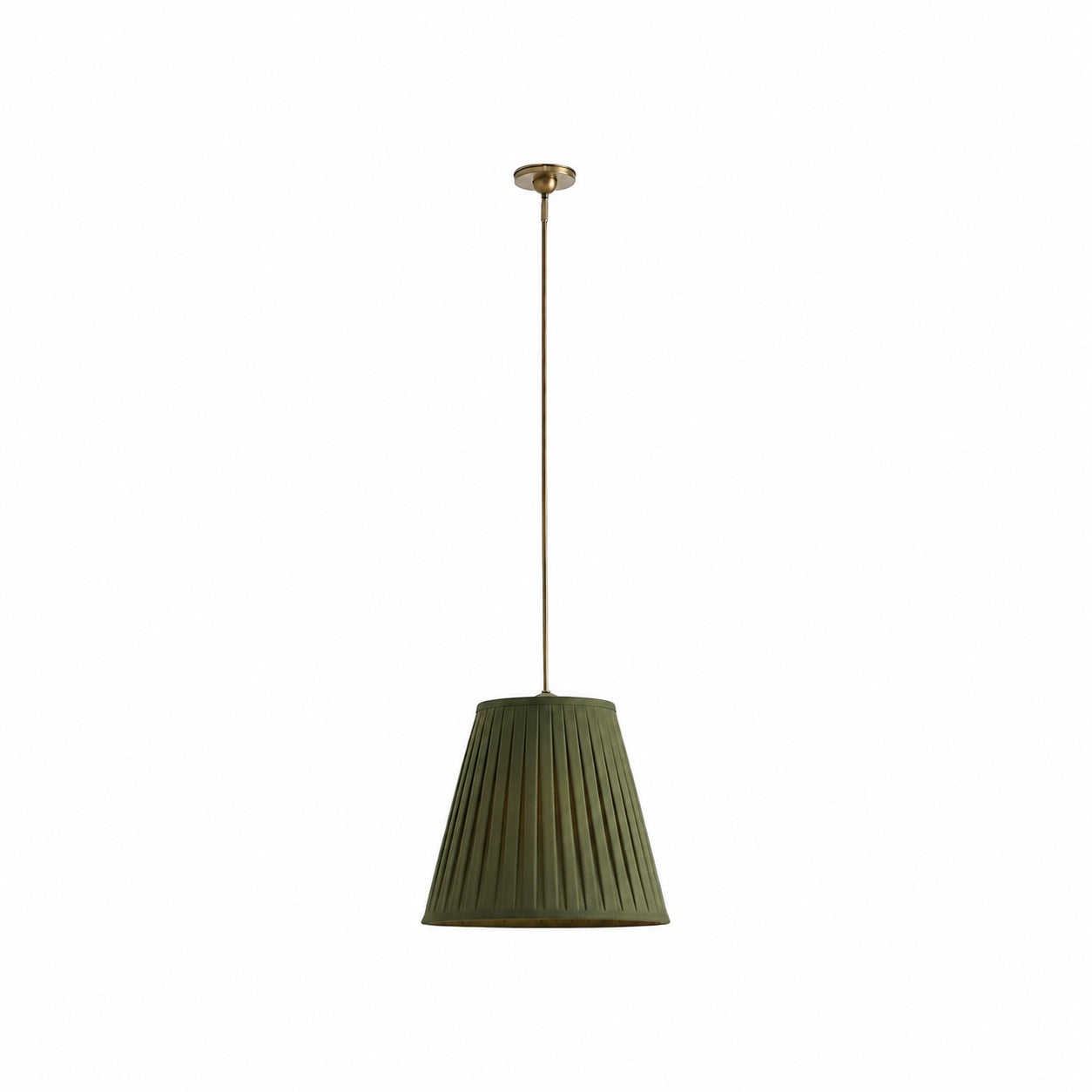 Luvora Modern Fabric Pleated Shade Pendant Lamp - Contemporary Elegant Decor Hanging Light