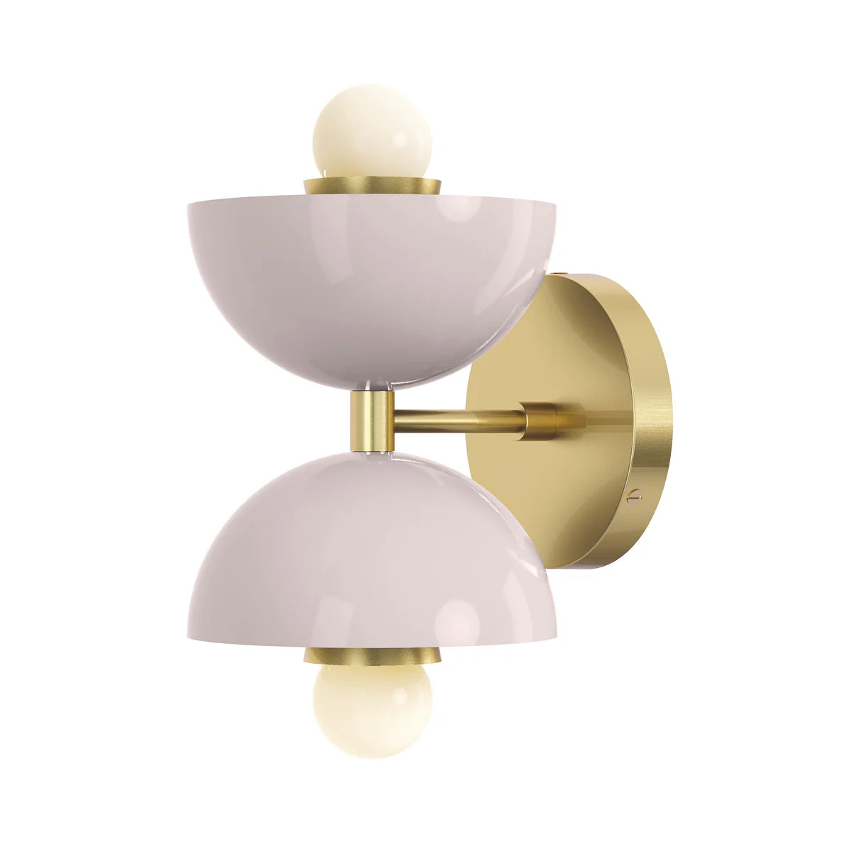 Colorful Double Head Bathroom Wall Lamp – Mid-Century Metal Vanity Sconce