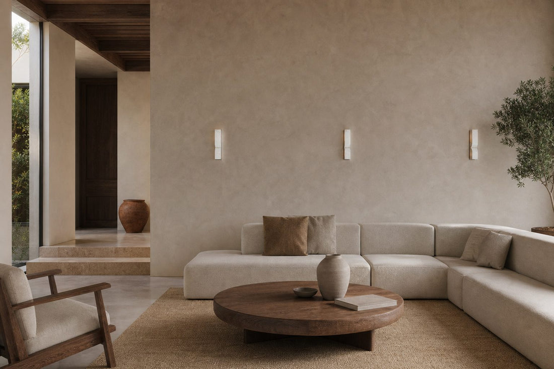 Modern Rectangular Alabaster Wall Lamp – Minimalist Sconce for Bedroom Hallway Living Room