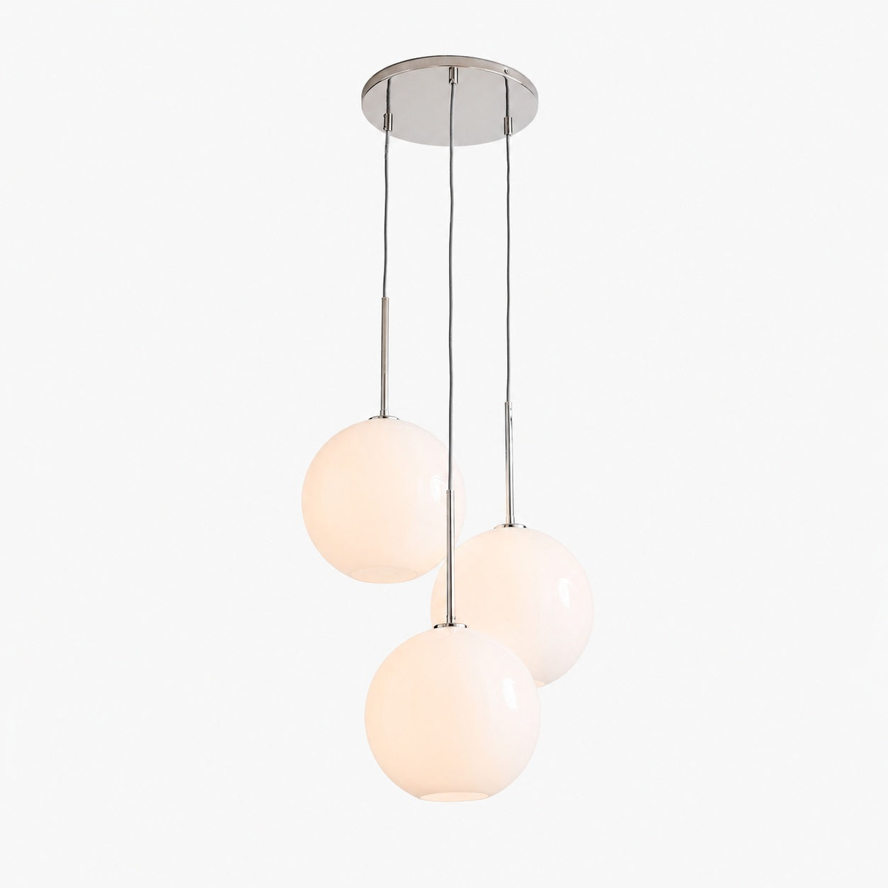 Selvion Minimalist Crystal Chandelier - Handcrafted Glass Sculptural Lighting Fixture