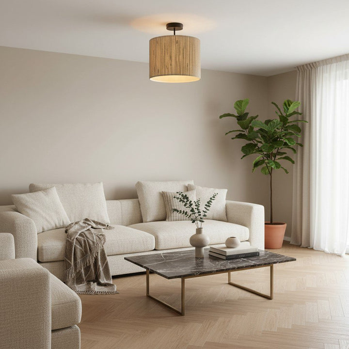 Oceorion Semi-Flush Ceiling Light Elegant Finish - Contemporary Industrial Style for Kitchen Lighting