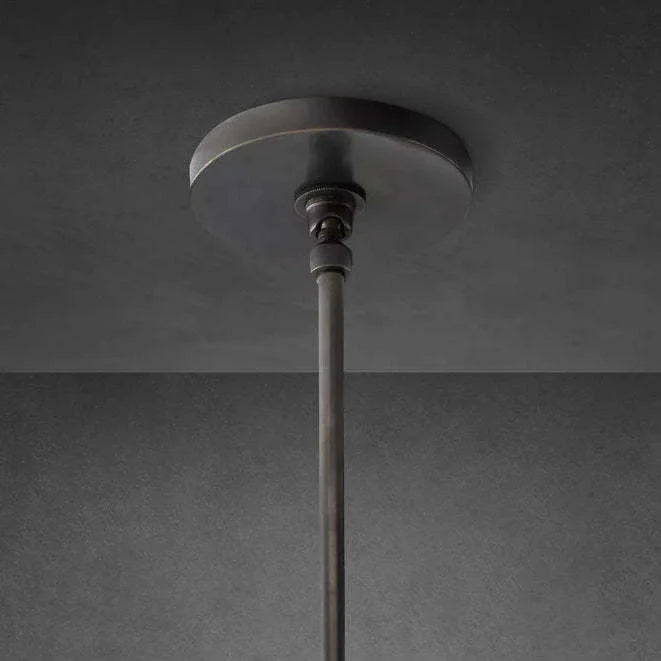 Hand Carved Alabaster Cylinder Pendant Light