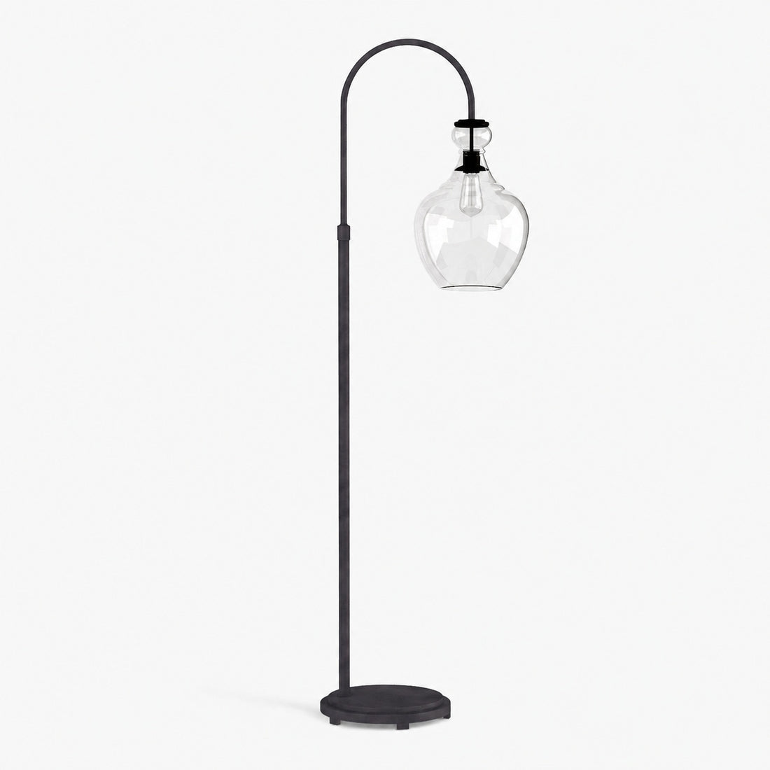 Lawson Recycled Glass Floor Lamp - Unique Brass Finish Aluminum Lighting