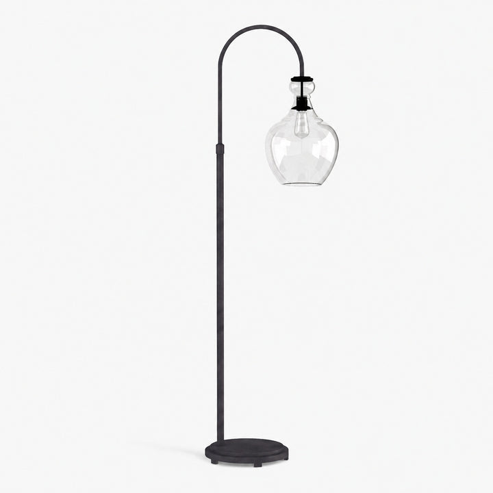 Lawson Recycled Glass Floor Lamp - Unique Brass Finish Aluminum Lighting