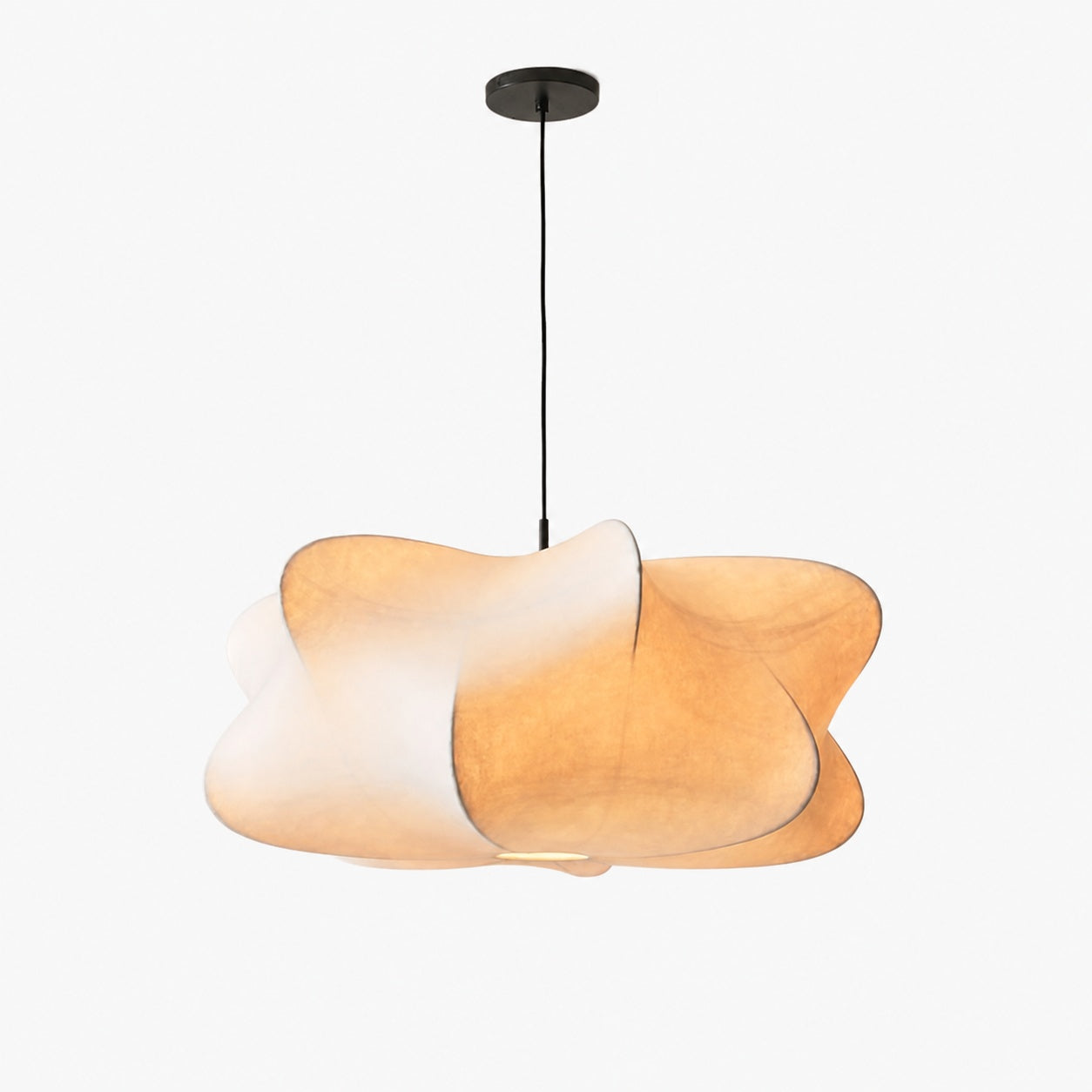 Havion Cocoon Pendant Lamp - Minimalist Polymer Shade with Adjustable Hanging
