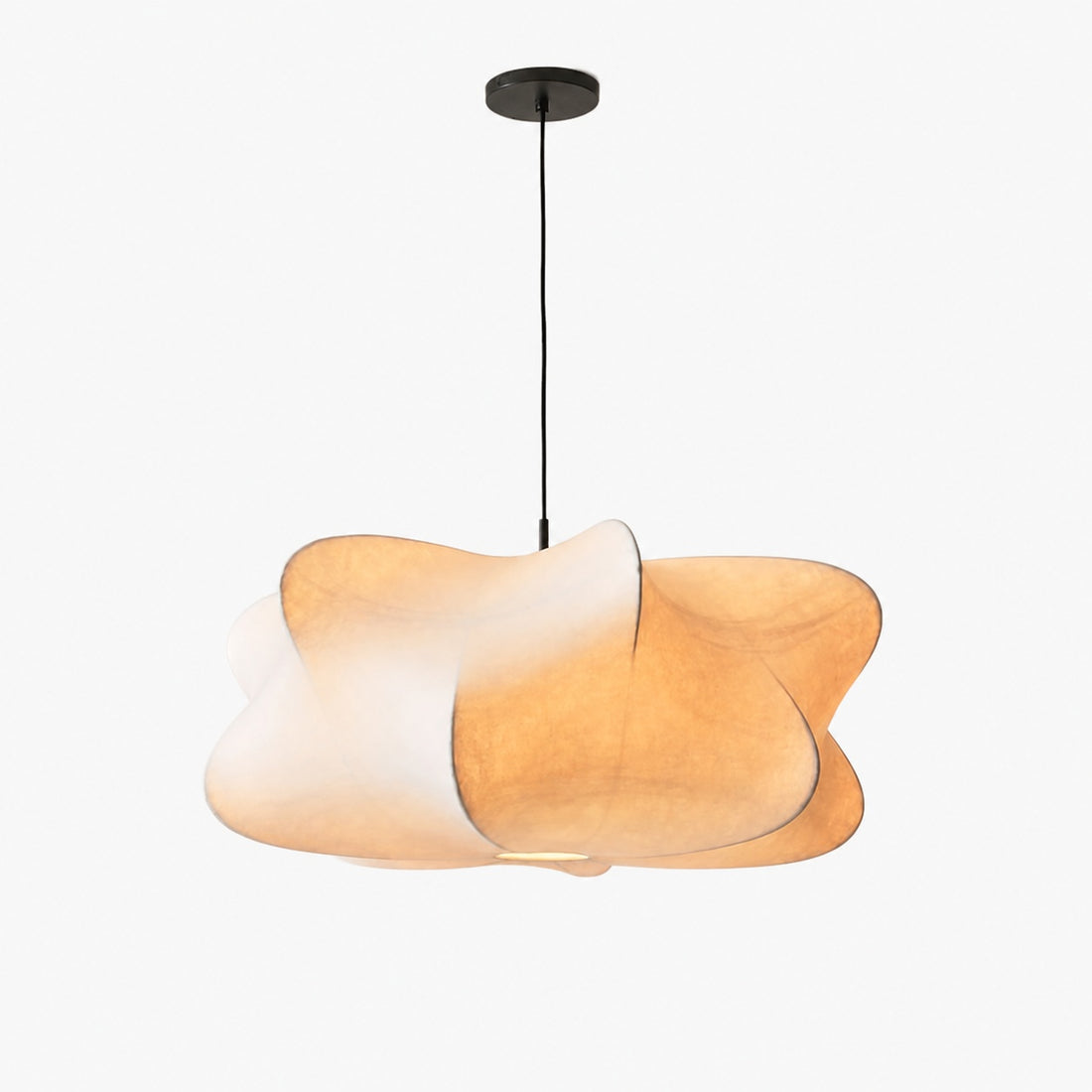 Havion Cocoon Pendant Lamp - Minimalist Polymer Shade with Adjustable Hanging