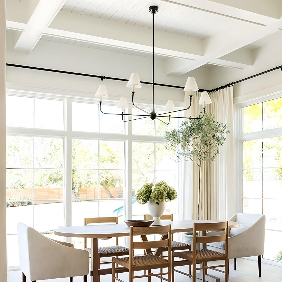 Piaf Grande Modern Industrial Metal Chandelier