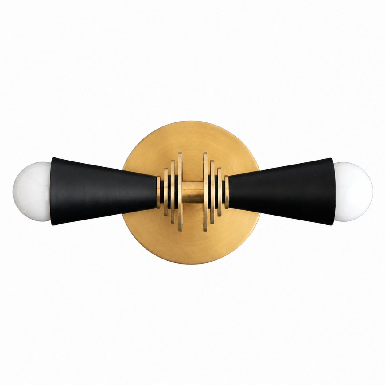 Pyralis Cone Art Deco Wall Light - Multi-Directional Sconce for Vanity or Wall