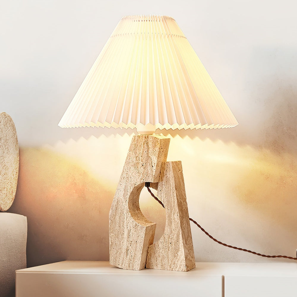Modern Artistic Stone Pillar Table Lamp