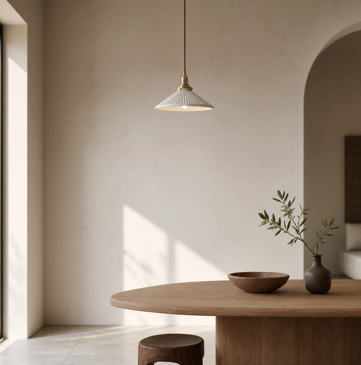 Ceramodeco Glow Decorative Pendant Lamp – Art Inspired Hanging Light for Dining Areas N13