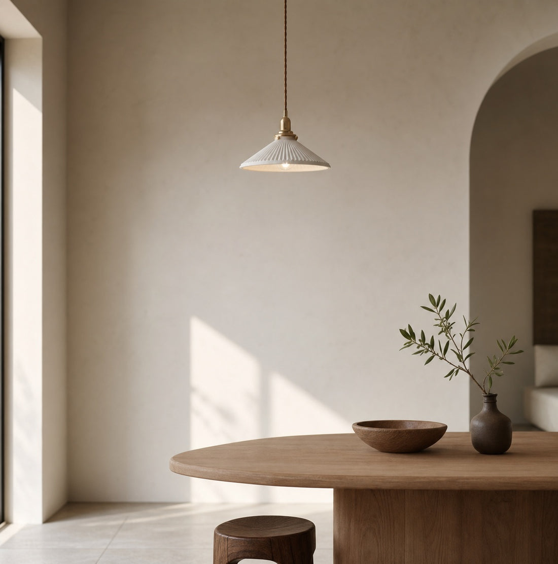 Ceramodeco Glow Decorative Pendant Lamp – Art Inspired Hanging Light for Dining Areas N13