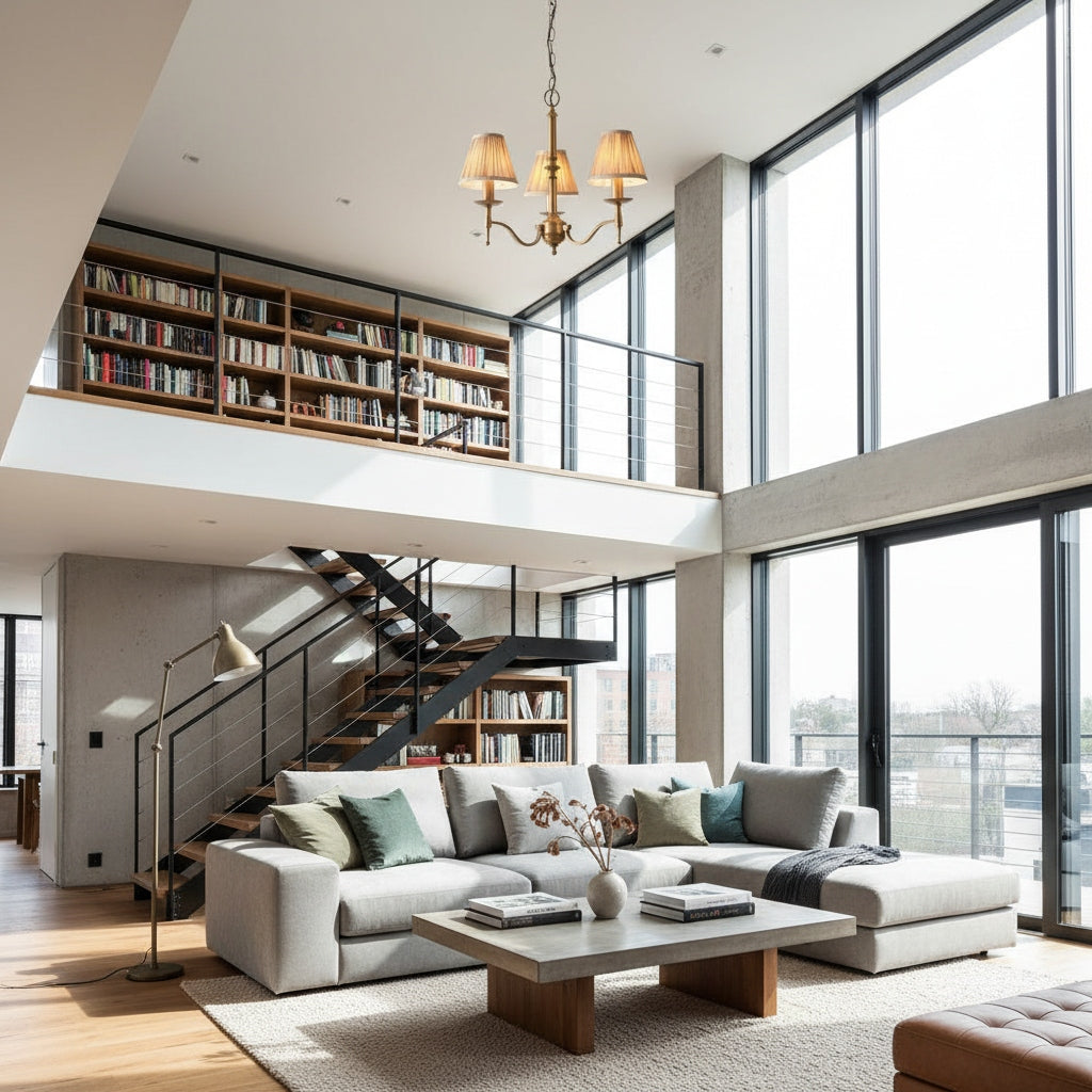 Tela Timeless Classic Elegant Multi Arm Stanford Chandelier - Metal Fabric Lighting for Living Room