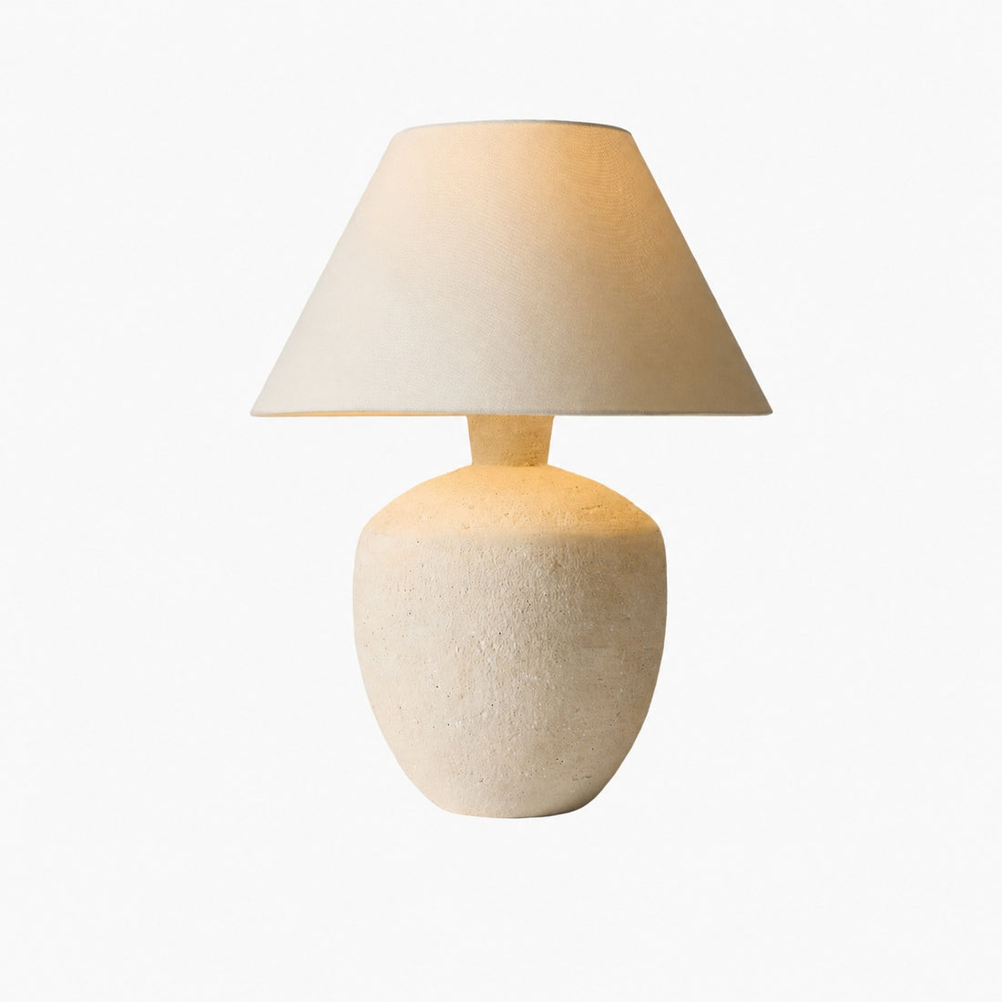 Ceruna Modern Ceramic Table Lamp – Sculptural Body Clean Finish for Entryway and Lounge