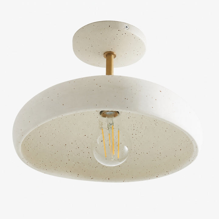 Radiica Ceramic Speckled Ceiling Light –  Handcrafted Lighting Accent