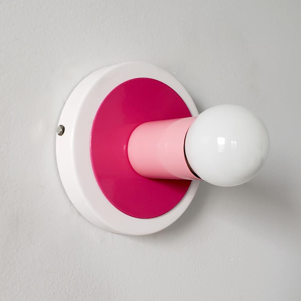 Colorful Wall Sconce - Modern Brass & Chrome Accent Lighting Fixture