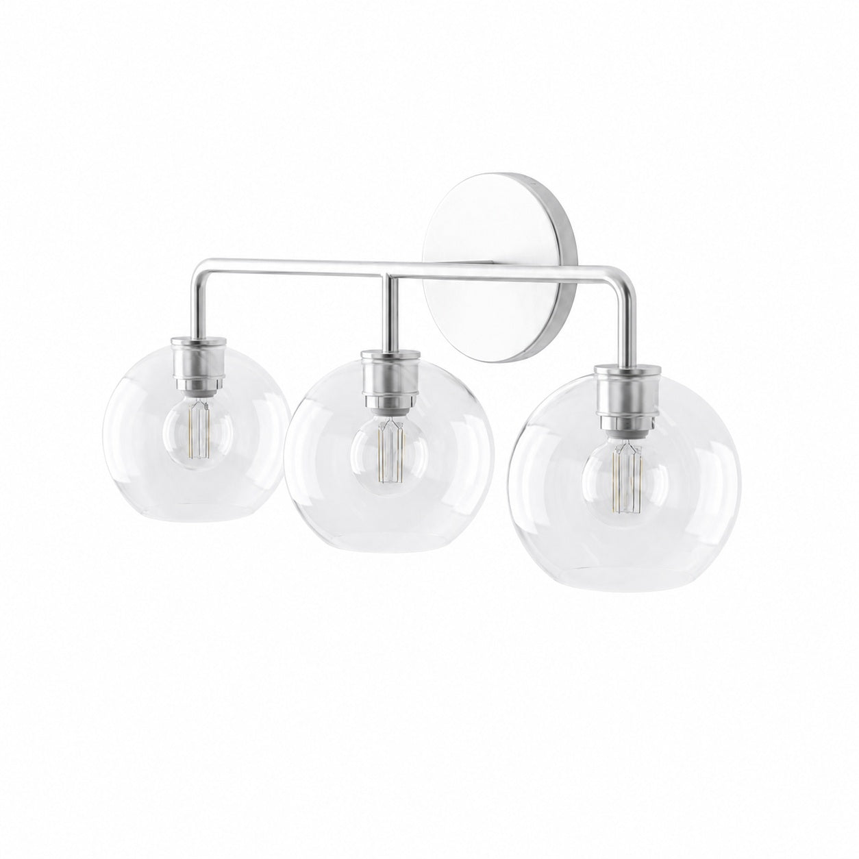 Selvion Artistic Globe Sconce Light - Handcrafted Glass Sculptural Wall Fixture