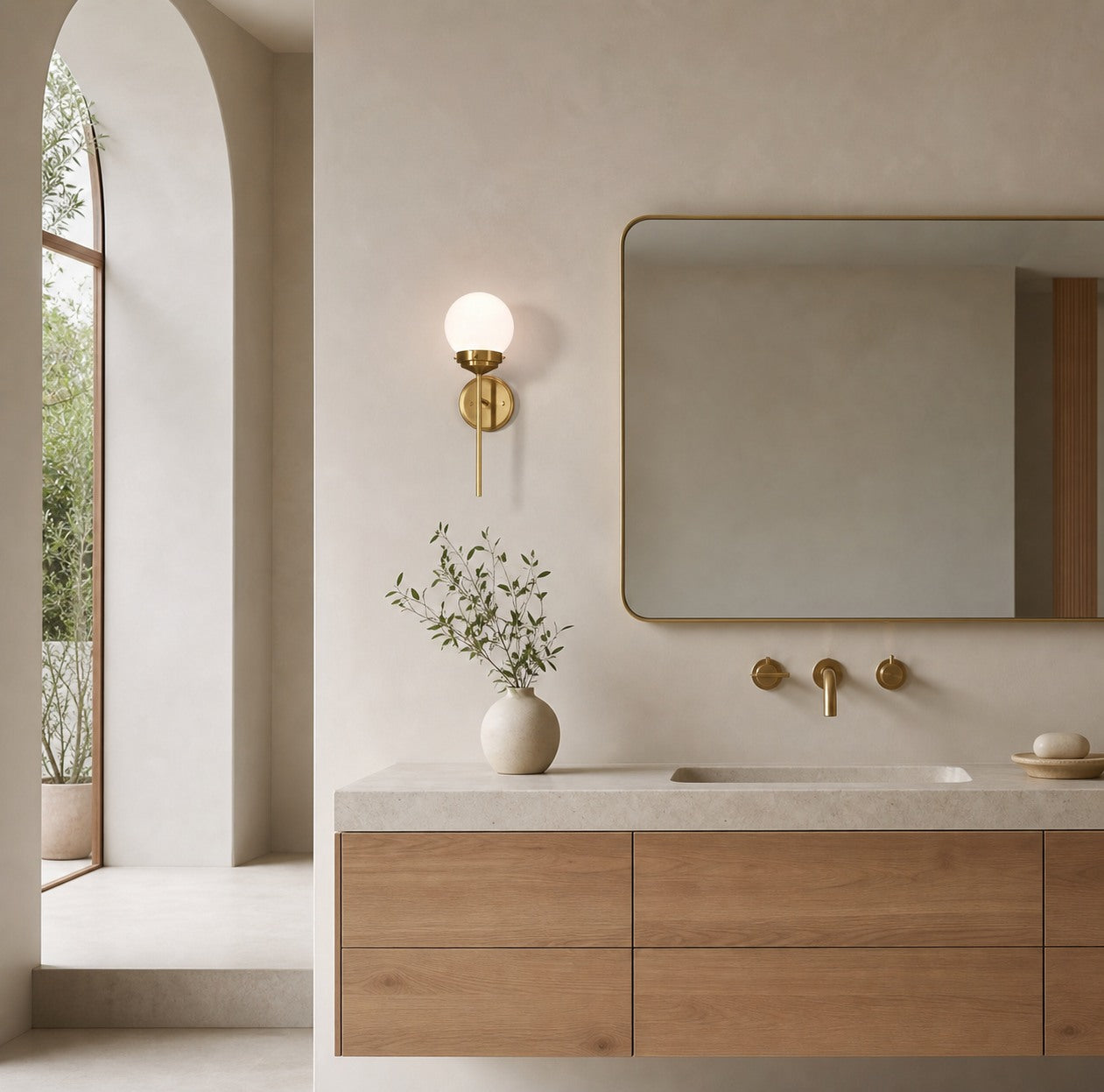 Ayva Glass Wall Lamp