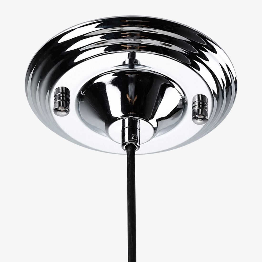 Electroplated metal ceiling canopy detail
