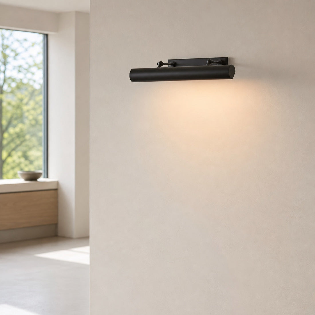 Modo Modern Wall Sconce - Angular Metal Arm Design Industrial Wall Lamp