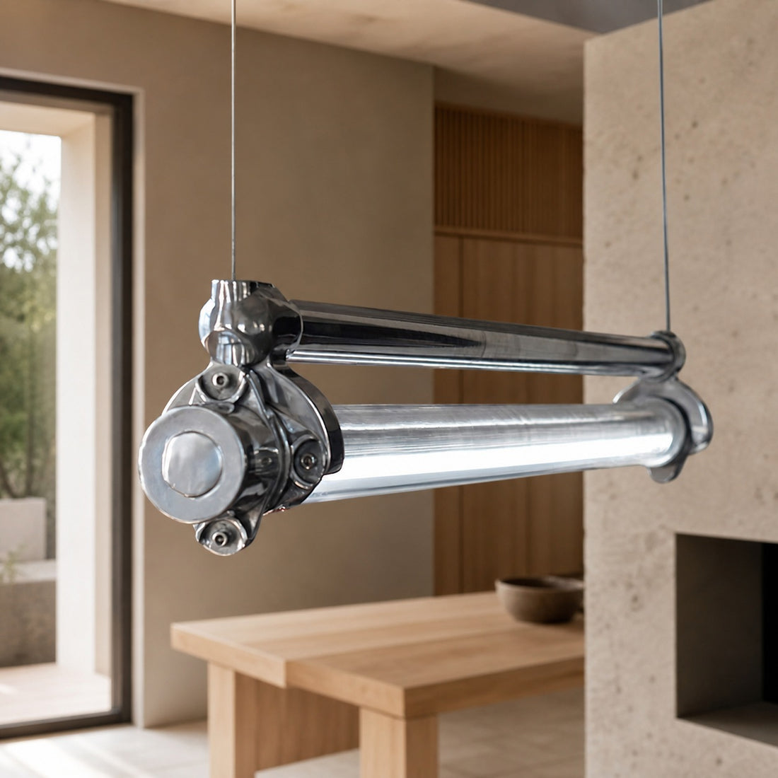DDR Industrial Tube Pendant Light