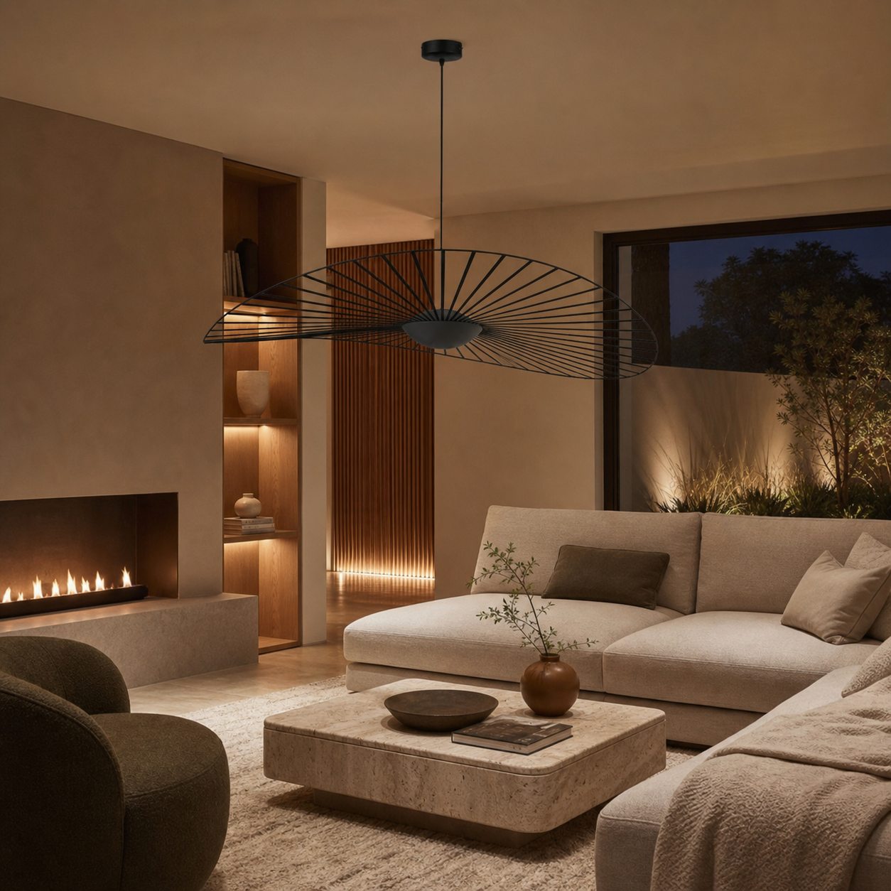 Spirava Modern Straw Hat Pendant Lamp - Nordic Hanging Light for Living N49