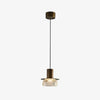 Style A clear brass pendant light