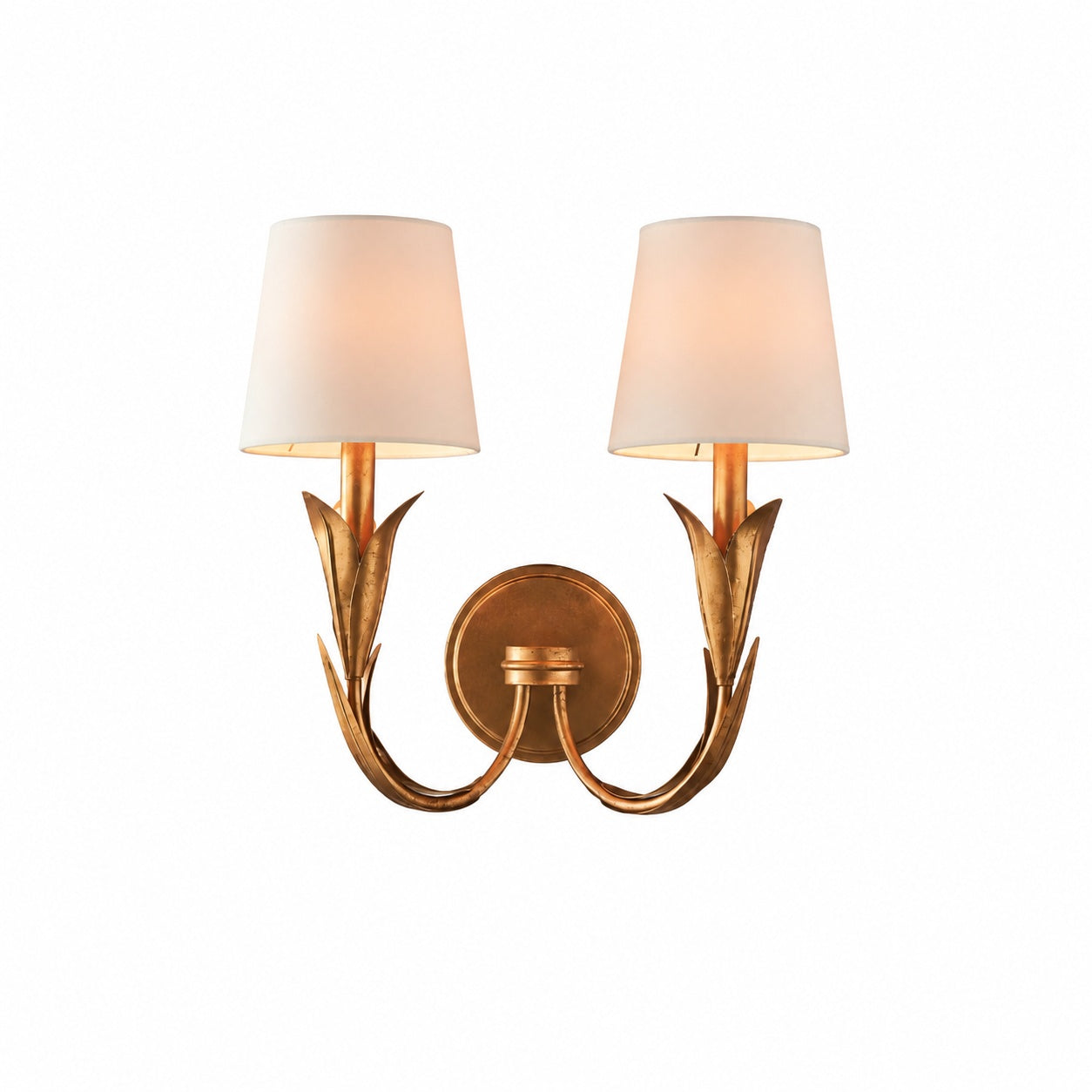 Duova Wall Lamp - Curved Reed-Like Metal Arms Design for Bedroom, Living Room or Bathroom