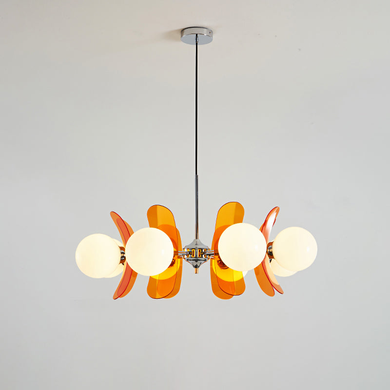 Modern Skateboard Shape Chandelier