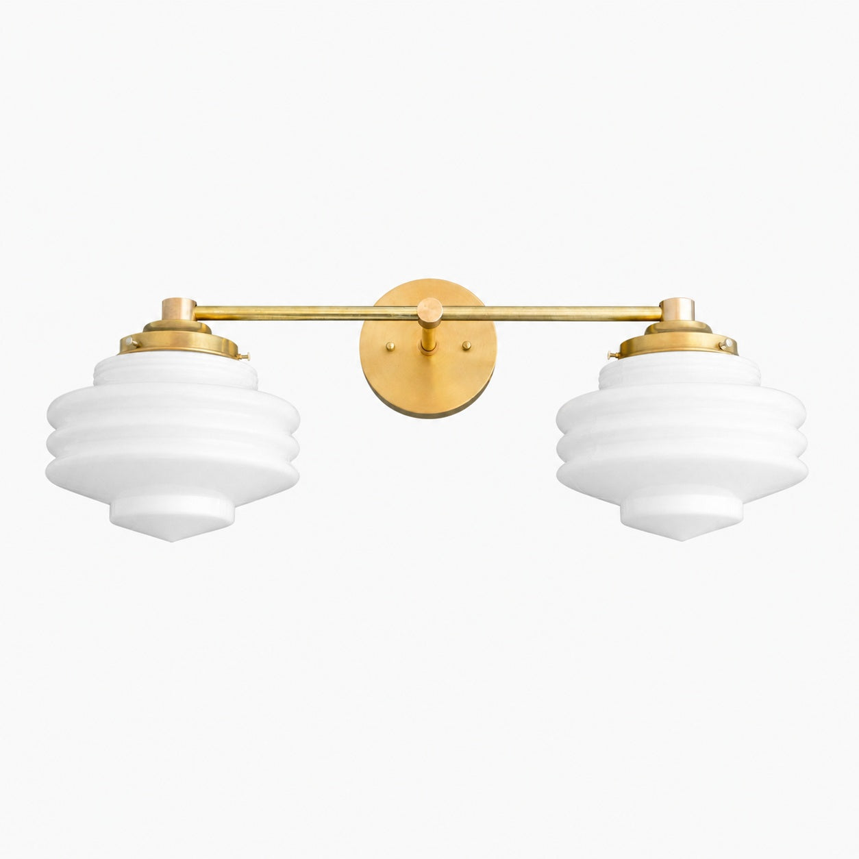 Geotower Glass Modern Wall Sconce - Glass Globe Light - Elegant Home Fixture