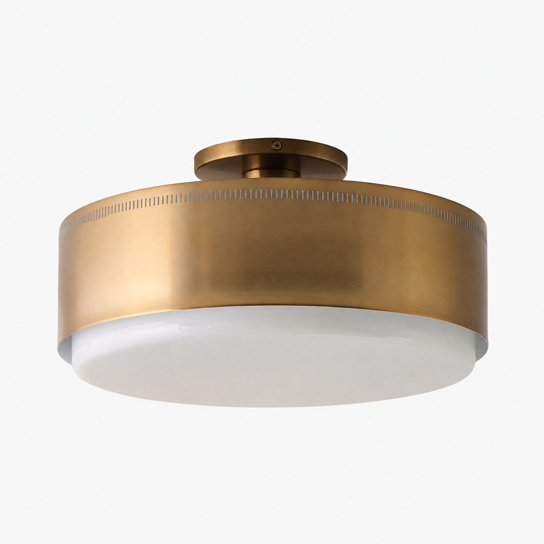 Bolvira Metal Flush Mount - Contemporary Ceiling Light with Subtle Glow