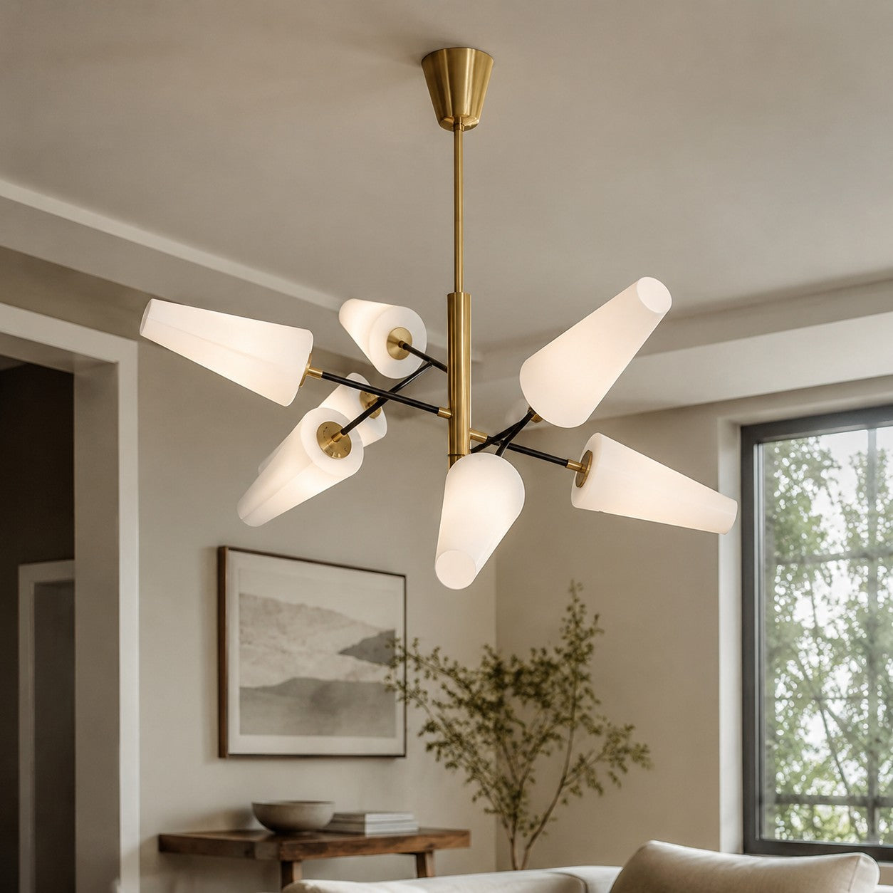 French Style Glass Chandelier