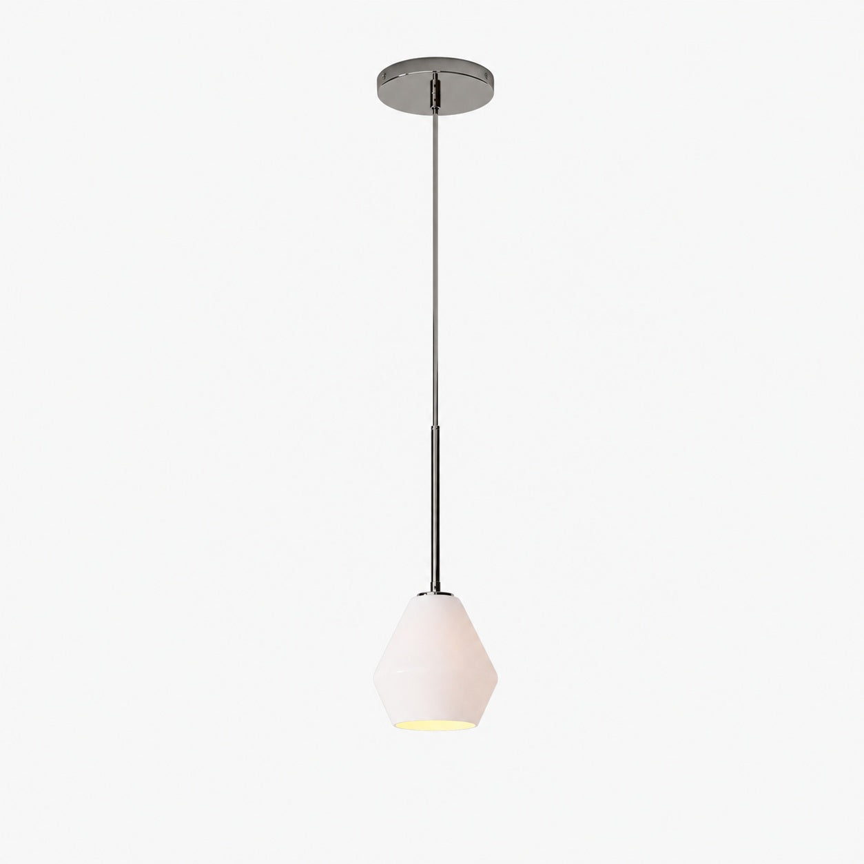 Merin Transparent Glass Sculpture Geometric Chandelier