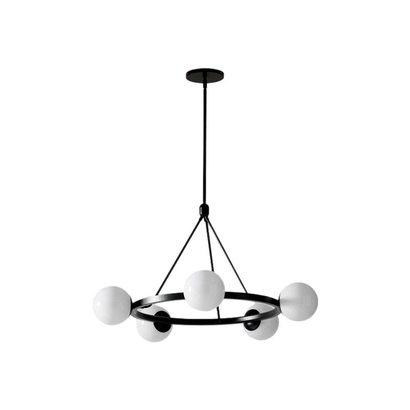 Brelia Elegant Modern Globe Chandelier - Multi Heads Light Fixture for Residential and Commercial Spaces