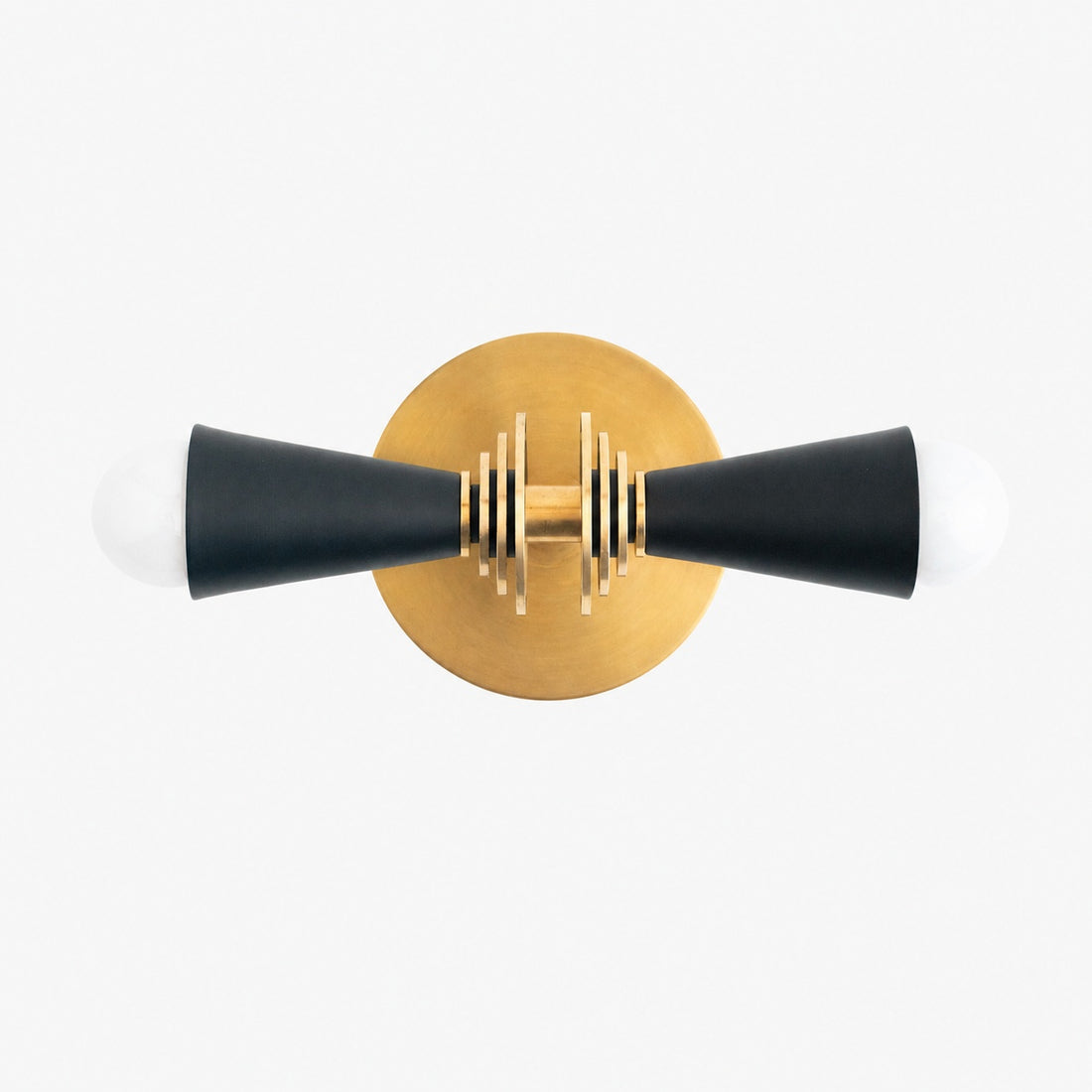 Pyralis Cone Art Deco Wall Light - Multi-Directional Sconce for Vanity or Wall
