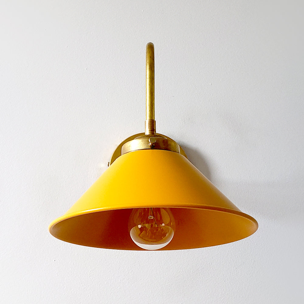 Curved Arm Wall Sconce - Accent Lighting For Bedroom & Hallway