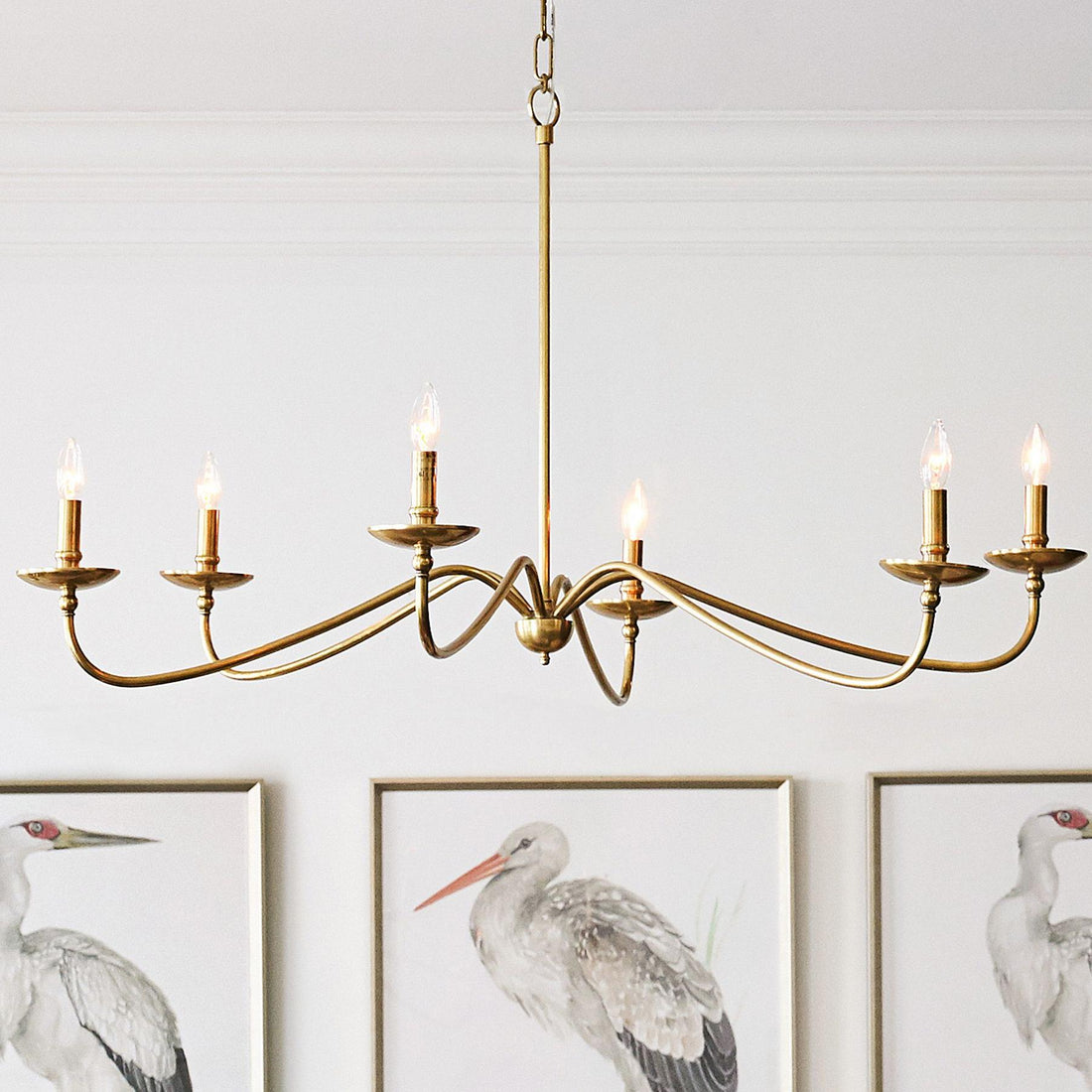 Rowan Timeless Iron Candle Design Chandelier - Industrial Interior Lighting For Bedroom