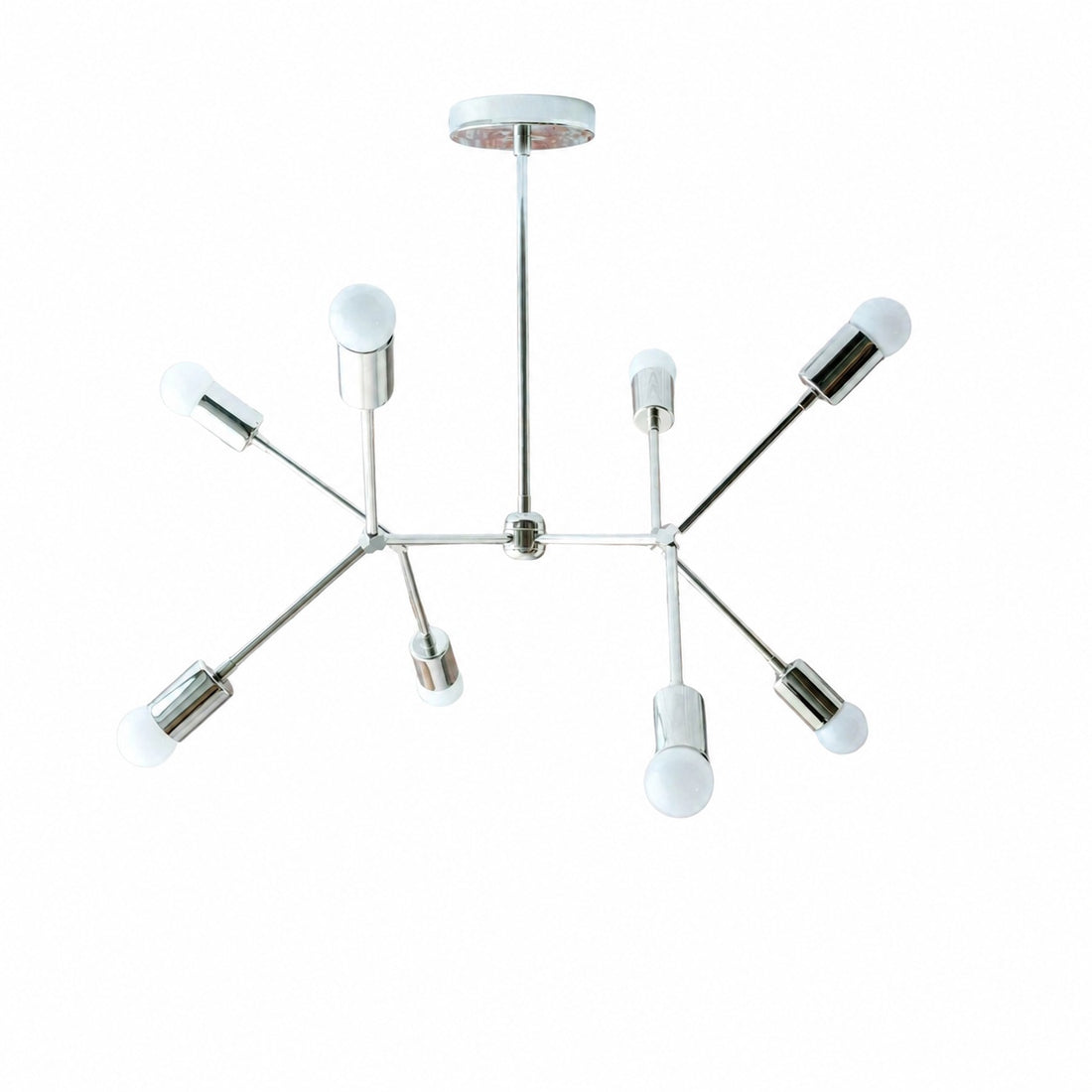 Mobilux Line Mobilux Line Modern Geometric Chandelier - Brass Ceiling Light Fixture