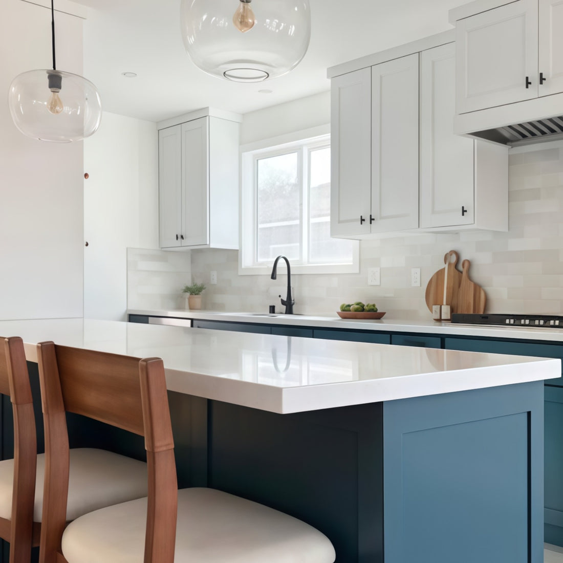 Lumivelle Pebble Pendant Light - Adjustable Glass Shade - Modern Lighting