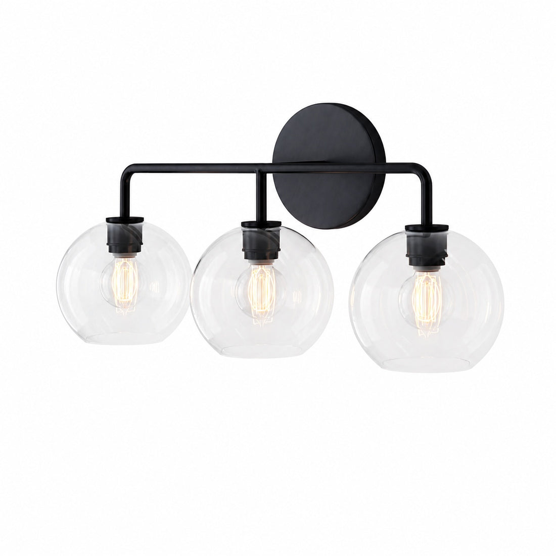 Selvion Artistic Globe Sconce Light - Handcrafted Glass Sculptural Wall Fixture