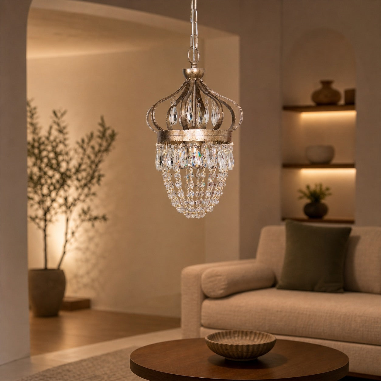 Abella Tear Drop Chandelier