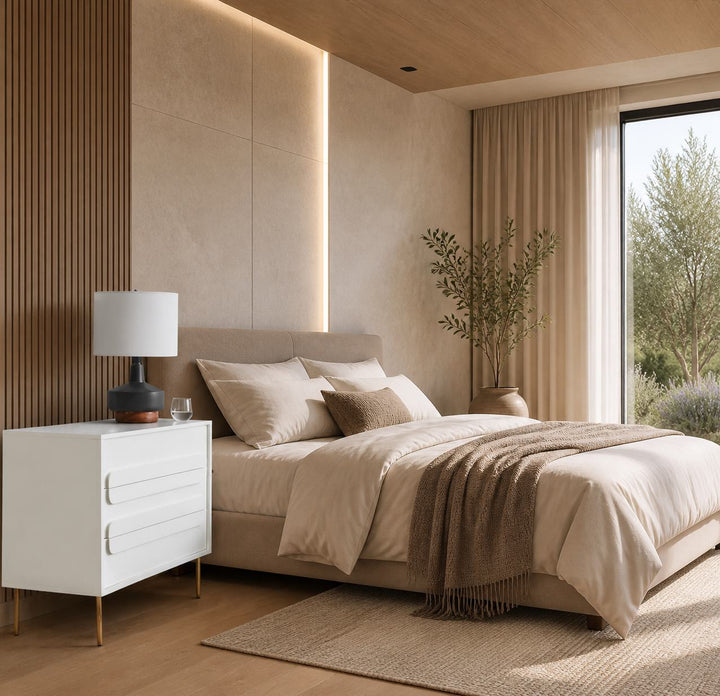 Parvion Modern Sculptural Flush-Mount Ceiling Light