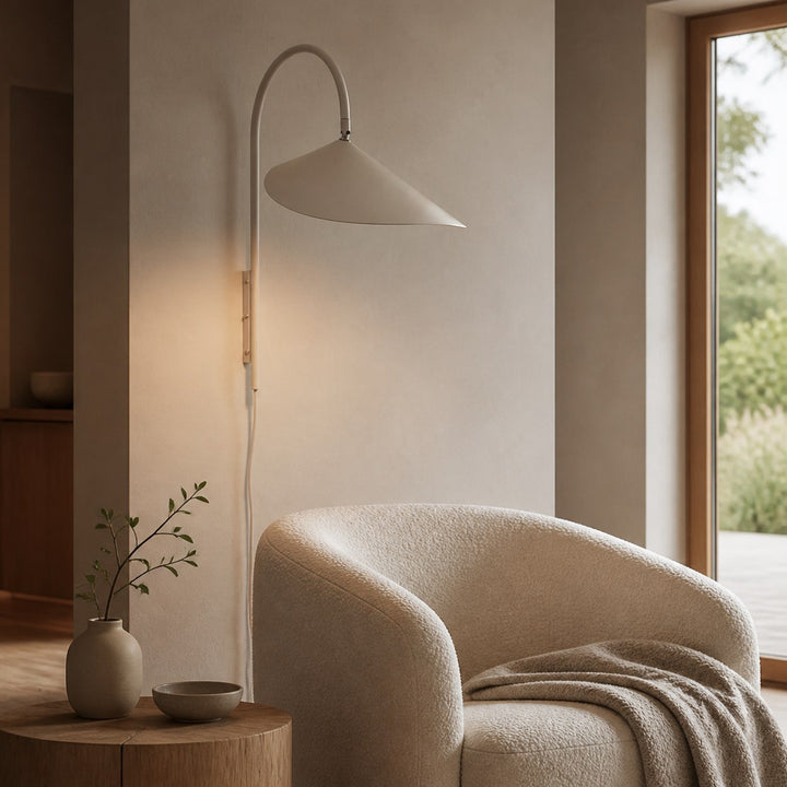 Swivora Adjustable Wall Light – Elegant Swivel Arm Contemporary Metal Lamp for Office and Kitchen N09