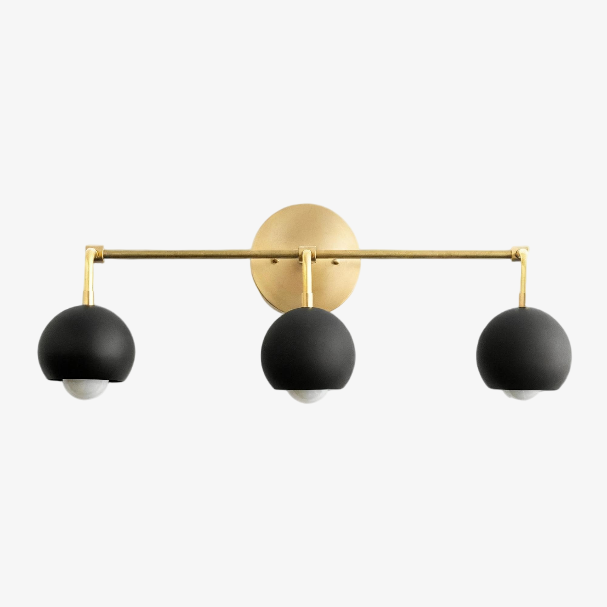 Metio Dome Decorative Vanity Light - Classic Orb Shade Bathroom Wall Lamp