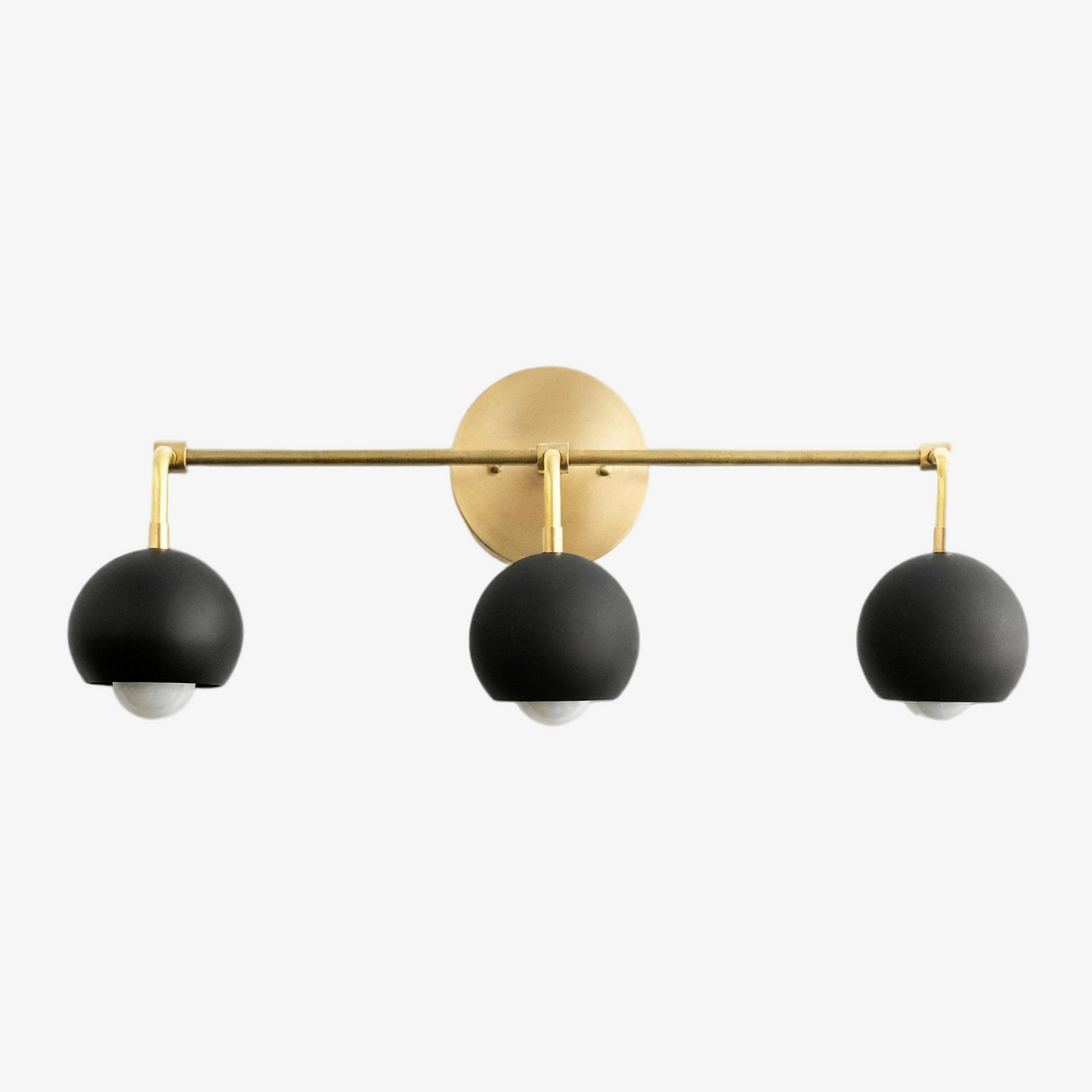 Metio Dome Decorative Vanity Light - Classic Orb Shade Bathroom Wall Lamp