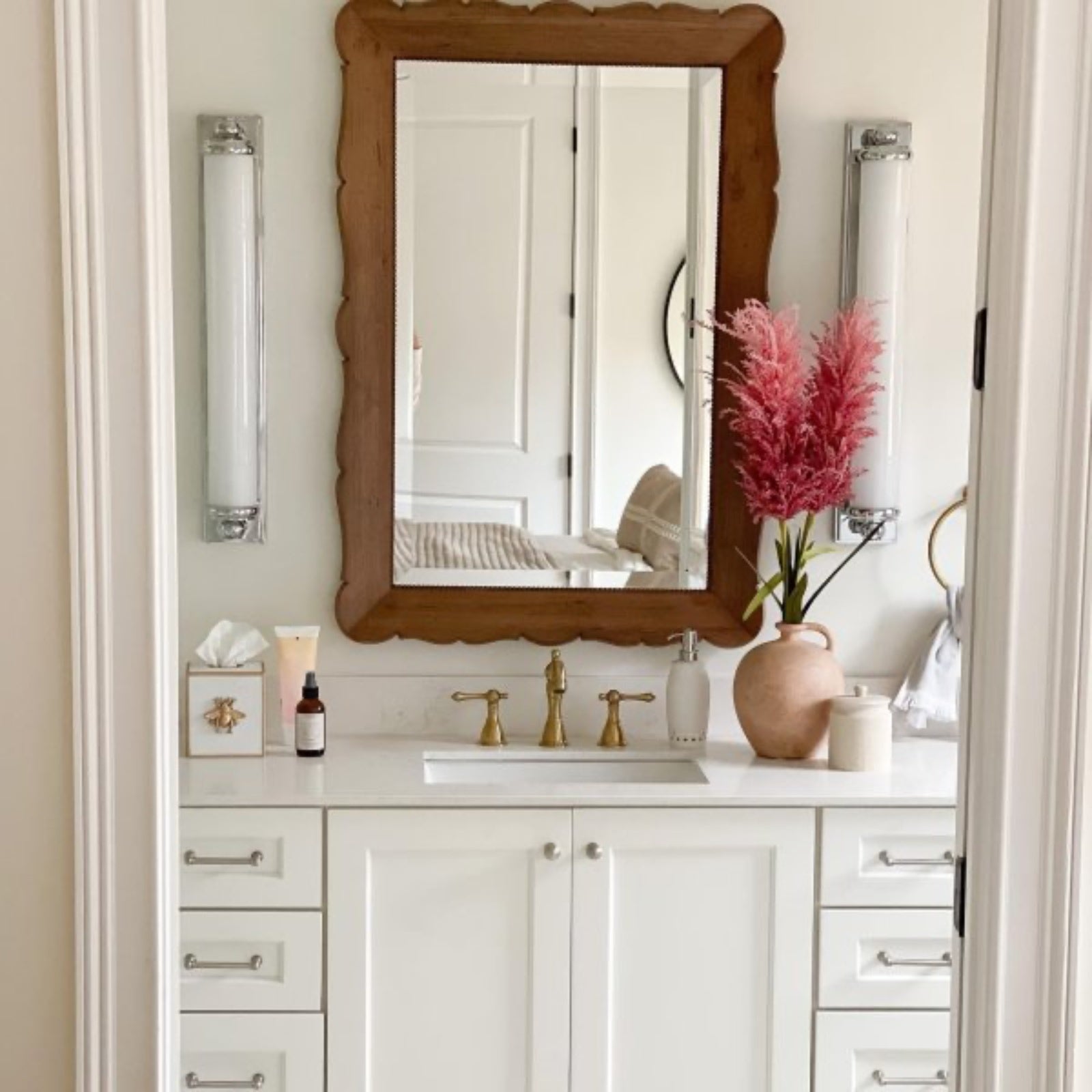 Kalvora Extra Long Tube Wall Sconce - Chrome Modern Light Fixture